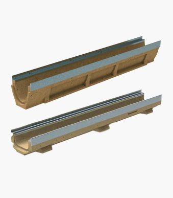 Лотки водоотводные полимербетонные SteePro PB dn100 h 160